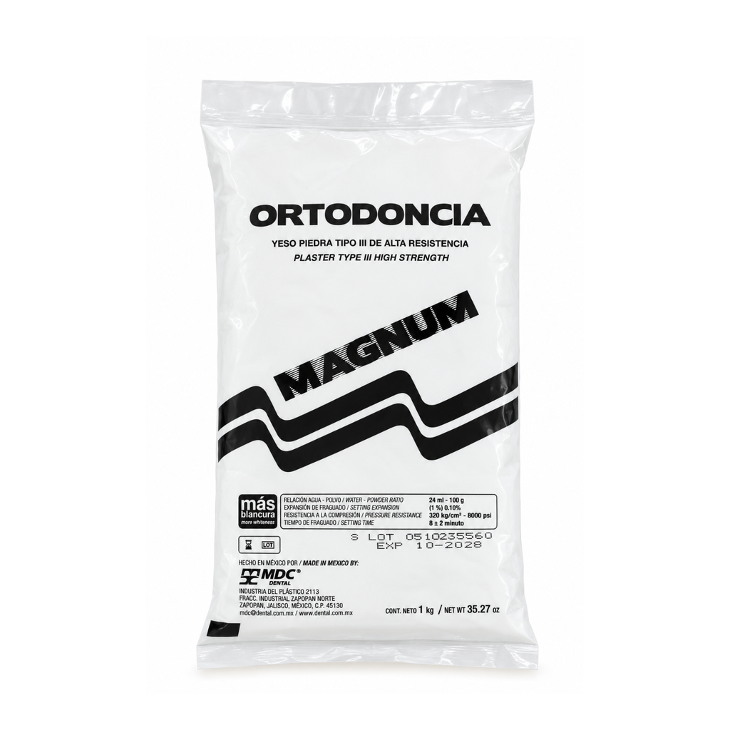 Yeso piedra ortodoncia Magnum