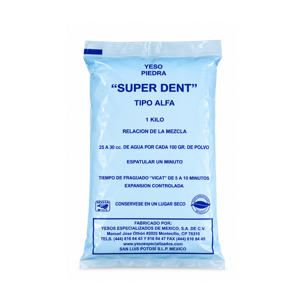 Yeso piedra Super Dent