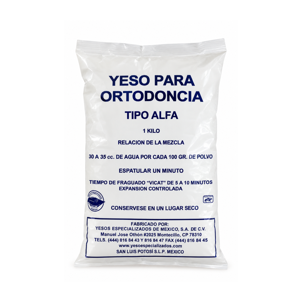 Yeso piedra ortodoncia San Luis
